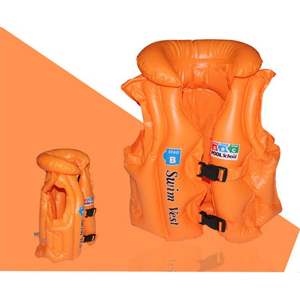 Swim Vest, Vinsic Life Vest For Kids 50 To 90 Lbs, Inflatable Swimming Jackets Suitable For Water Sports Enthusiasts Surfing Boating J03