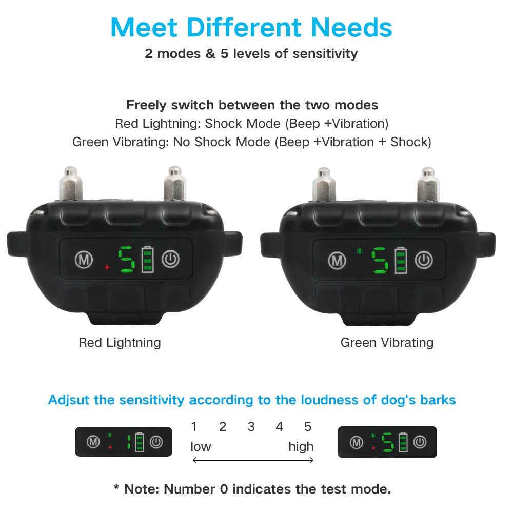 vinsic Anti Barking Device Rechargeable, Vinsic Automatic Bark Collar, Medium & Large Dogs