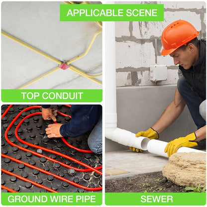 Wiremag Puller, Magnetic Cable Fishing Tools, Man Fish Tape Wire Puller Wall Fishing Tool, Office And Garden Repair Wire Fishing,Wire Pulling System For Your Home And Outdoor(Green)