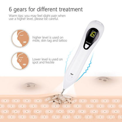 Xpreen Portable Beauty Equipment with Home Usage, USB Charging, 6 Levels Adjustable, White, J2