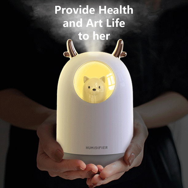 Cool Mist Humidifier, Beenate Mini 300ml USB Rechargeable Humidifier Auto Shut-off Low Noise