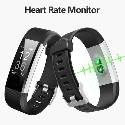 vinsic Fitness Tracker with Heart Rate Monitor, Vinsic Bluetooth Activity Tracker with Connected GPS, IP67 Waterproof Smart Fitness Band with Step Counter, Calorie Counter, Pedometer for Kids Women and Men
