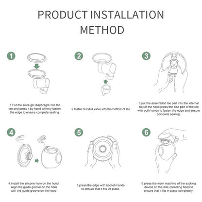 Vinmall Hands-Free Breast Pump, Electric Portable Wearable Breast Pump , Spill-Proof Ultra-Quiet Pain-Free Breast Pump With 2 Mode And 5 Levels, Blue, 0.94inch And1.06inch Flange, J341