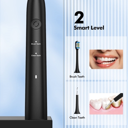 Electric Dental Calculus Remover, Ifanze Plaque Remover for Teeth, Tooth Cleaner Tartar Removal Cleaning Kit with 4 Replacement Heads, Safe for Adult Kids
