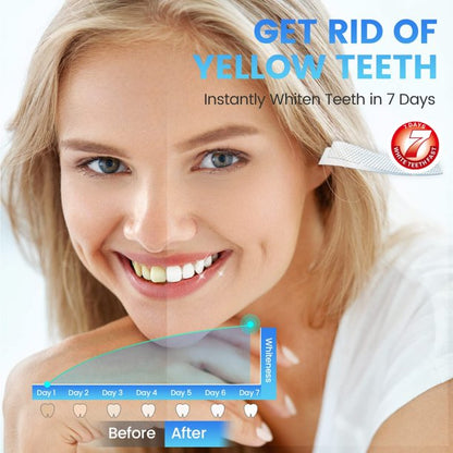 Xpreen Teeth Whitening Strips, 28 White Strips Teeth Whitening Kit, Non-Sensitive 14 Sets Teeth Whitener for Tooth Whitening, Helps to Remove Smoking Coffee Soda Wine Stain