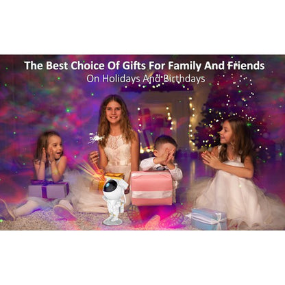 Kids Star Projector Night Light with Timer and Remote Control, Astronaut Nebula Galaxy Night Light Projector with 360°Adjustable Design for Children Adults Baby Bedroom, Study Room and Game Room