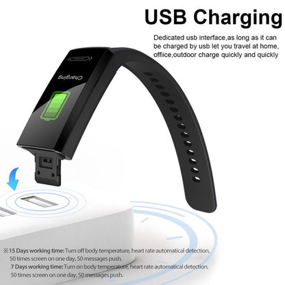 Fitness Tracker Watches, Emossie Health & Activity Tracker, Heart Rate, Sleep Monitoring, IP68 Waterproof Digital Watch for Men Women, Black