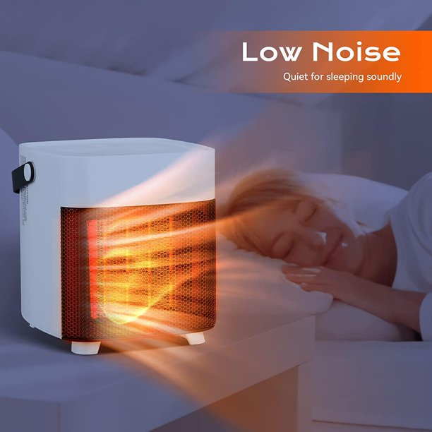 Space Heater, 1500W Electric Heaters Indoor Portable with Thermostat, Portable Heater with for Bedroom, Office and Indoor Use
