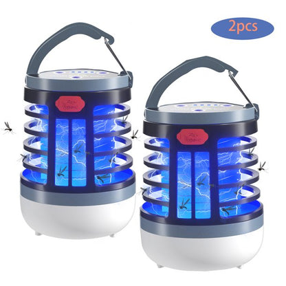 Melliful Bug Zapper Outdoor, Electric Mosquito Zapper High Powered, Mosquito Killer Waterproof , Fly Traps for Indoors, Patio, Garden, 2pcs
