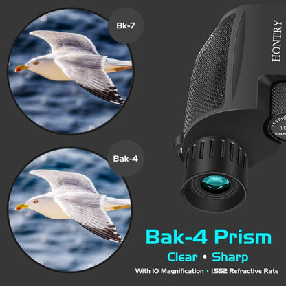 Binoculars For Adults And Kids, Beenate 10x25 Compact Binoculars Lightweight with Low Light Night Vision, Small Binoculars For Bird watchTravel Sightseeing Hunting and Outdoor Sports Games,J77