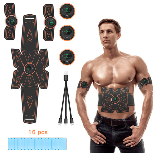 ABS Stimulator, JoRocks 6 Modes EMS Electrical Muscle Toner Portable Fitness Workout Equipment for Men Woman
