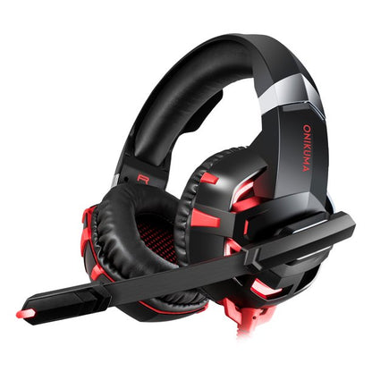 Onikuma K2 Pro Over-Ear Gaming Headset, Wired Stereo Game Headphones with Mic for PS4 PS5 Xbox Nintendo Switch PC Laptop ipad Over-Ear Headphone with Microphone