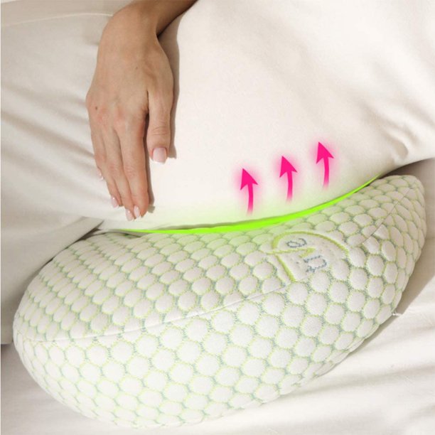 Xpreen Pregnancy Pillow for Side Sleeper, Adjustable Double Wedge Pillow for Maternity or Nursing Women, Side Sleeping Pillow for Belly, Waist, Back Support, Detachable and Removable Pillowcase