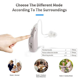 Hearing Aids for Ears Rechargeable Vinmall Hearing Amplifier for Seniors with Charging Case