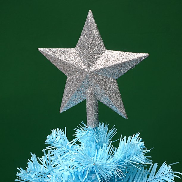 Christmas Tree, Blue, North Valley Spruce, Led Lights , Includes Stand, 6.9 Feet