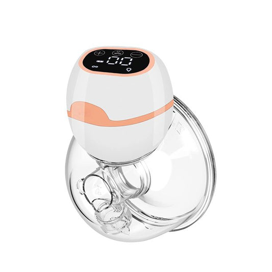 Hands-Free Breast Pump, Wearable Electric Breast Pumps Touch Pane, 3 Modes And 9 Levels Adjustment, LCD Display, Rechargeable Powered Wireless Portable Breast Pump With 21/24 /28 Mm Flange, 1pack, J5