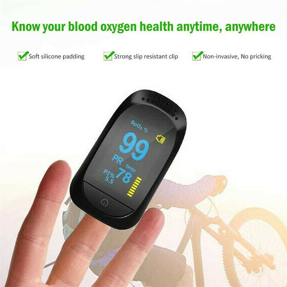 vinsic Pulse Oximeter Fingertip, Portable Pulse Oximeter with Lanyard