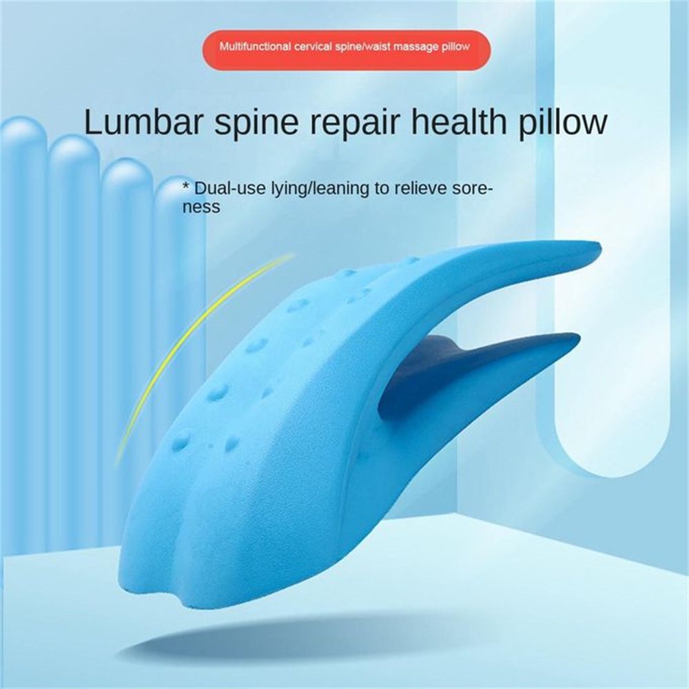 Neck Cervical Traction Device, Neck Stretcher for TMJ Pain Relief, Neck and Shoulder Relaxer for Cervical Spine Alignment, Chiropractic Pillow for Muscle Relax and Stiffness