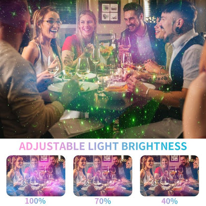 Galaxy Night Light Projector,Rechargeable Star Moon Night Light Outdoor Light Projector for Party Color Changing Sleep Projector for Kids