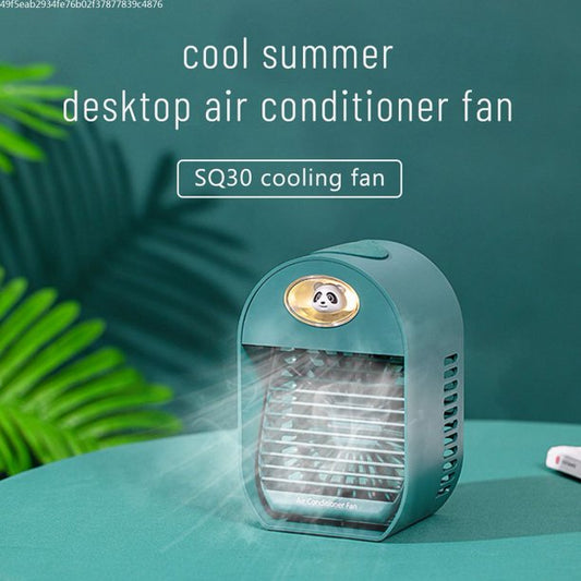 Air Circulation Water Cooling Fan Portable Desktop Spray Humidification Fan Home Office Air Cooler