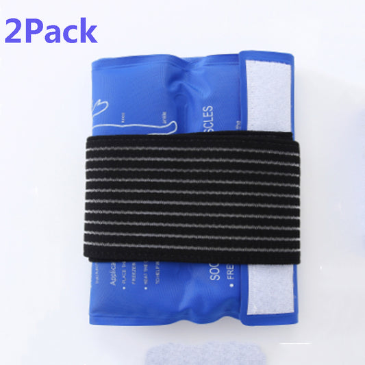 2Pack Ice Pack for Injuries Reusable, Gel Hot Cold Pack Therapy Wrap for Hip Neck Shoulder Knee Back Pain Hot Cold Compress for Swelling, Bruises, Surgery