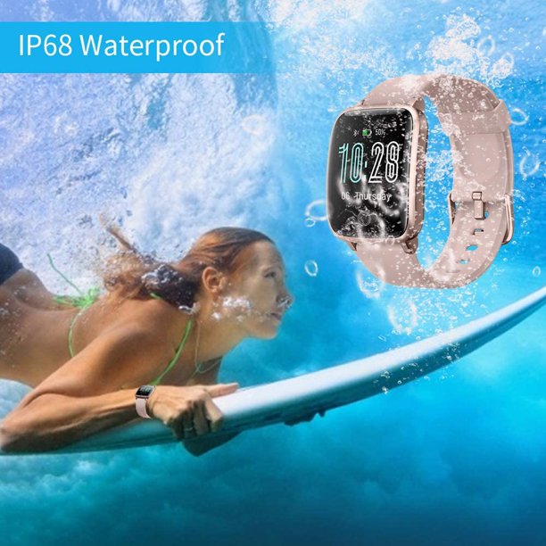 Doosl Smart Watch, Heart Rate Monitor And Sleep Tracker Smart Watch For iPhone, Smart Watch For Android Phones Ios Phones, Compatible Samsung, IP68 Waterproof Smart Watch For Women Men Kids, J45