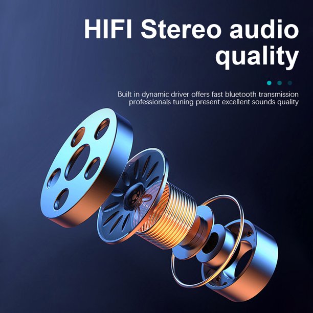 Wireless Earbuds, S28 Hybrid Active Noise Cancelling in-Ear Headphones, IPX67 Waterproof Bluetooth 5.0 TWS Stereo Earphones, Dual Microphones Deep Bass Headset, Black
