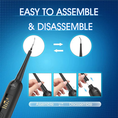 Dental Calculus Remover, Rechargeable Tartar Plaque Remover for Teeth Dental Tools, Ifanze Electric Tooth Cleaner 7 Pcs