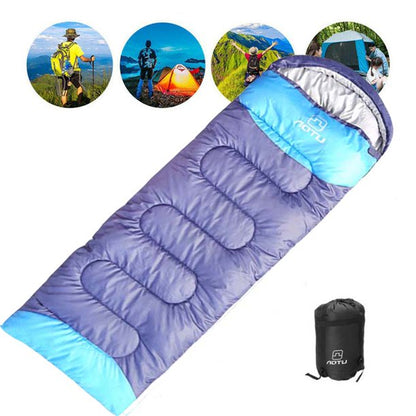 Sleeping Bag,4 Season Lightweight Waterproof Cold Weather Sleeping Bag with Compression Bags for Adults Kids Boys Girls Camping Gear Equipment, Traveling, and Outdoors-1 Pack