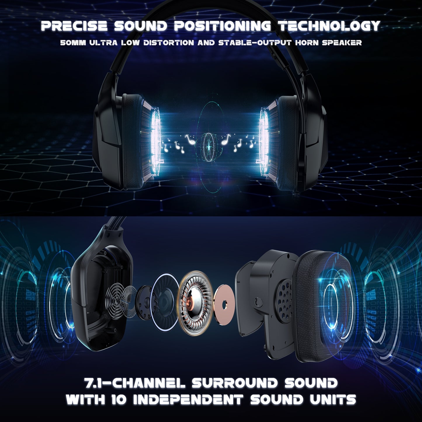 Gaming Headphones for Pc, Headphones for Xbox Bass Surround, with Noise Cancelling Gaming Headphone, PC Stereo Earphones Headphone, with Mic For , LED Lights