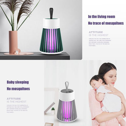 Vinmall Bug Zapper, Electric Mosquito Zapper for Indoors, Wireless UV Killer for Mosquitos, Insects, Flies and Gnats, Portable Mosquito Eradicator for Home, Electronic Light Bulb Lamp Included