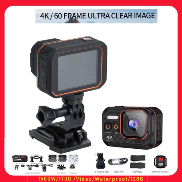Doosl Waterproof Action Camera 4K, Doosl Go Pro Camera 16MP, Underwater Camera 170° Wide Angle, 4k Camera OF Wifi Sports Cam With Remote 2 Batteries And Mounting Accessories Kit, J158
