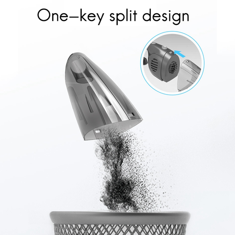 Portable Car Vacuum, 7kpa Wireless Hand Vacuum Cleaner Powerful Dustbuster with Washable HEPA Filter Multi-Purpose for Home Car