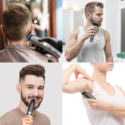 Xpreen Hair Clippers for Men, Xpreen Hair Trimmer, Man's Grooming Kit, Beard Trimmer, Nose Trimmer, 11 in 1 Professional Cordless Electric Hair Clipper Kit, USB Rechargeable Waterproof Hair Cutting kit