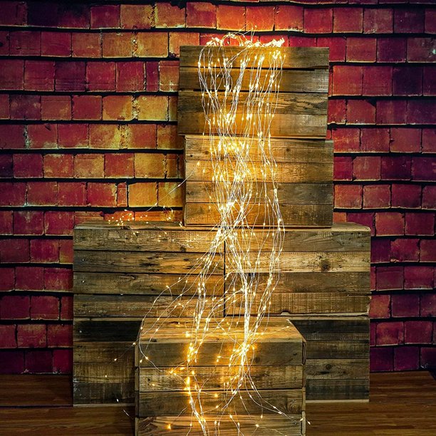 2m 400LED Fairy String Light, Waterproof Christmas Decorations Lights String for Yard, Festival, Party, Indoor, Outdoor Decor (Warm White)