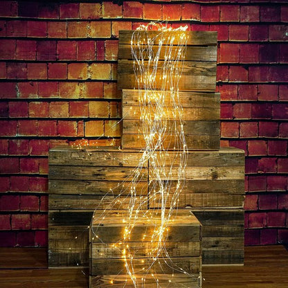 2m 400LED Fairy String Light, Waterproof Christmas Decorations Lights String for Yard, Festival, Party, Indoor, Outdoor Decor (Warm White)