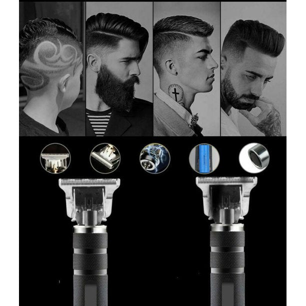 Xpreen Hair Clippers for Men, Electric Pro Li Outliner Hair Clippers Cordless Rechargeable Grooming Kits T-Blade Close Cutting Trimmer for Men 0mm Zero Gap Bald Head Clippers, Hair Trimmer for men(Gold)