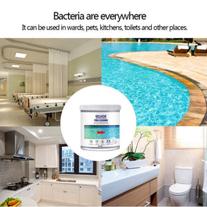 Chlorine Tablets for Pool, Swimming Pool Chlroines Tablets with Pool Floating Chlorine Dispenser for Swimming Pool Storage, Net 180g