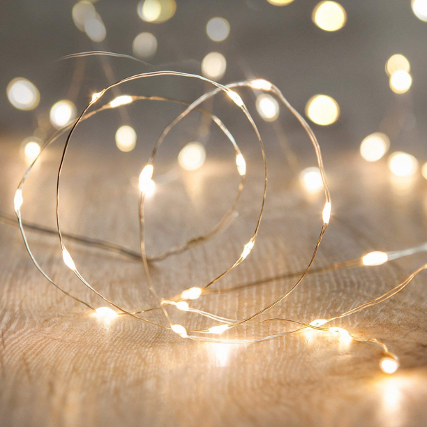 Cooseas Firefly Bunch Lights with Remote Control, 20 Strands 400 LED Fairy Copper Wire Waterproof String Lights, Flashing Light Strip Outdoor Garden Christmas Decor (Warm White)