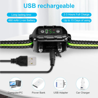 vinsic Anti Barking Device Rechargeable, Vinsic Automatic Bark Collar, Medium & Large Dogs