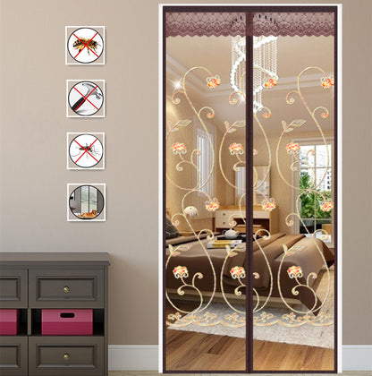 Magnetic Screen Door, Durable Heavy Duty Mesh Curtain with Fly Mosquito Screens, Hands Free Magnetic Screen Door for Sliding Door