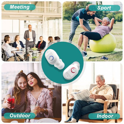 Hearing Aids for Seniors, Rechargeable Personal Hearing Amplifier Devices ITE Charging Case