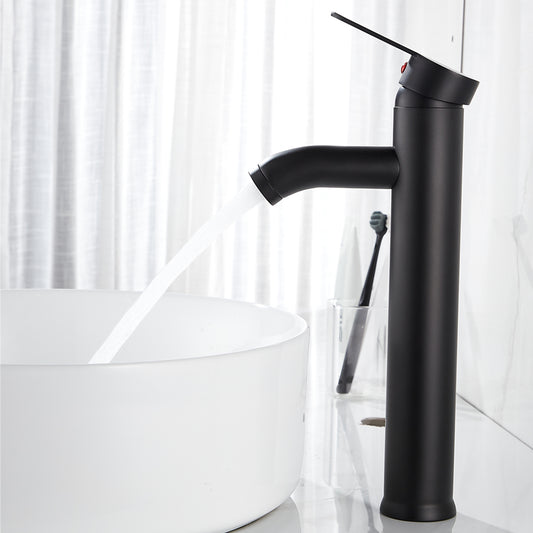 Bathroom Faucet, Kitchen Faucets,Black Bathroom Faucets Stainless Steel Material, One-Hand Basin Hot And Cold Water Faucet, Bathroom Sinks Faucets