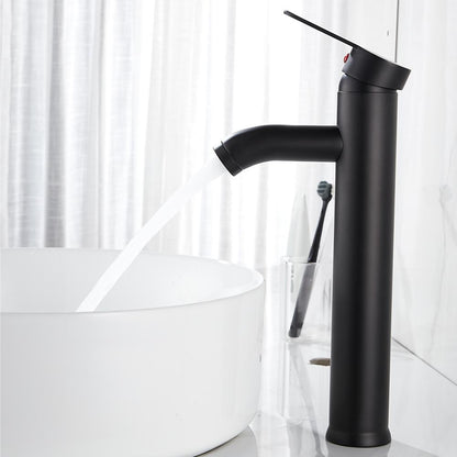 Bathroom Faucet, Kitchen Faucets,Black Bathroom Faucets Stainless Steel Material, One-Hand Basin Hot And Cold Water Faucet, Bathroom Sinks Faucets