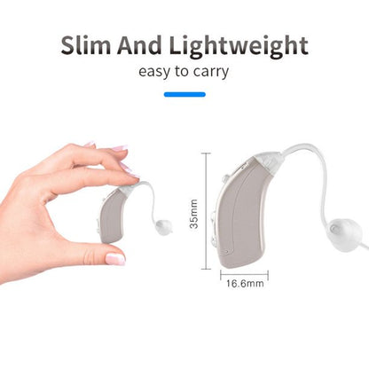 Rechargeable Hearing Aid Amplifier Noise Reduction for Adults Seniors