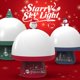 Christmas Starry Sky Projector, Night Light Santa Snowman Xmas Tree USB Rechargeable Rotatable Projection Lamp Music