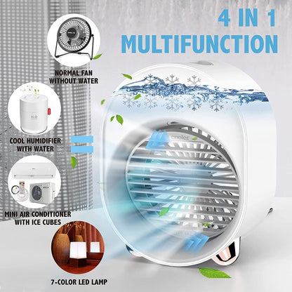 Beenate Portable Air Conditioners, Rechargeable Personal Air Conditioner Fan Mini Evaporative Air Cooler