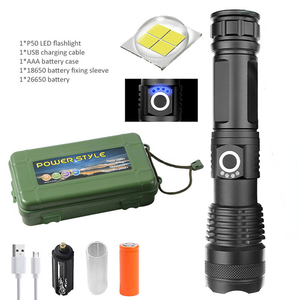 LED Flashlight, 15000 Lumens Rechargeable Waterproof Flashlight with 5 Modes for Hiking, Home,Outdoor Sport,Emergencies(Battery Included)