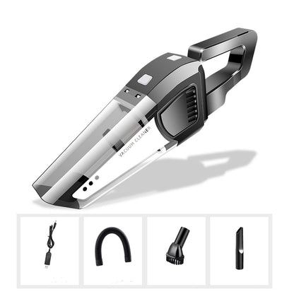 Qunler Handheld Vacuum Cleaner, 120W Cordless Dustbuster Portable Hand Vacuum for Car, Home, Wet or Dry Use, Black