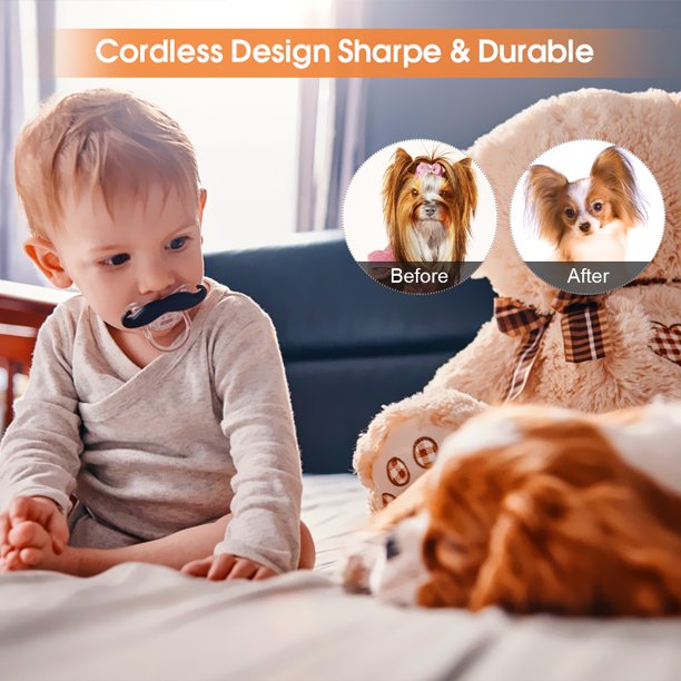 Dog Clippers, Dog Clippers For Thick Fur Has Safe And Sharp Blade, Electric Dog Clippers Heavy Duty With Low Vibration, Wahl Dog Groom Clippers Best Choice for Dogs Cats and Others, J312